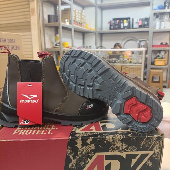 Sepatu Safety Cheetah ADV 6110 Coklat - Safety Shoes Cheetah Original