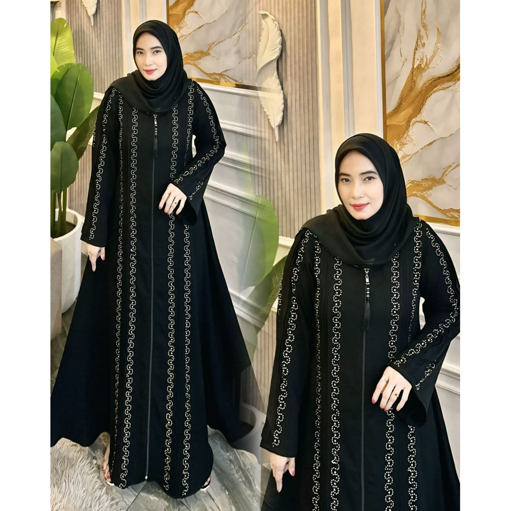 Abaya Namira / Abaya Jetblack Premium / COD