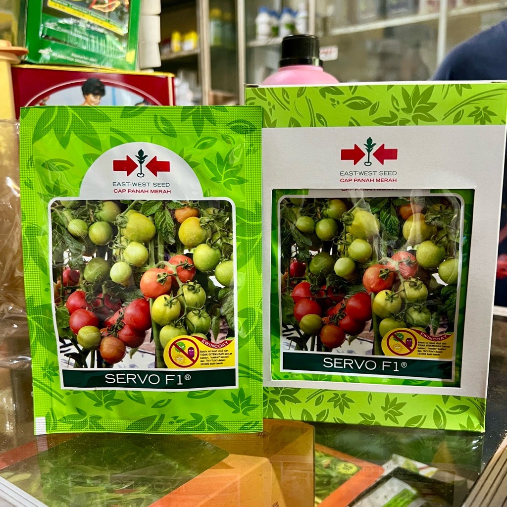 Benih-Bibit Tomat Sayur Servo F1 (Cap Panah Merah)