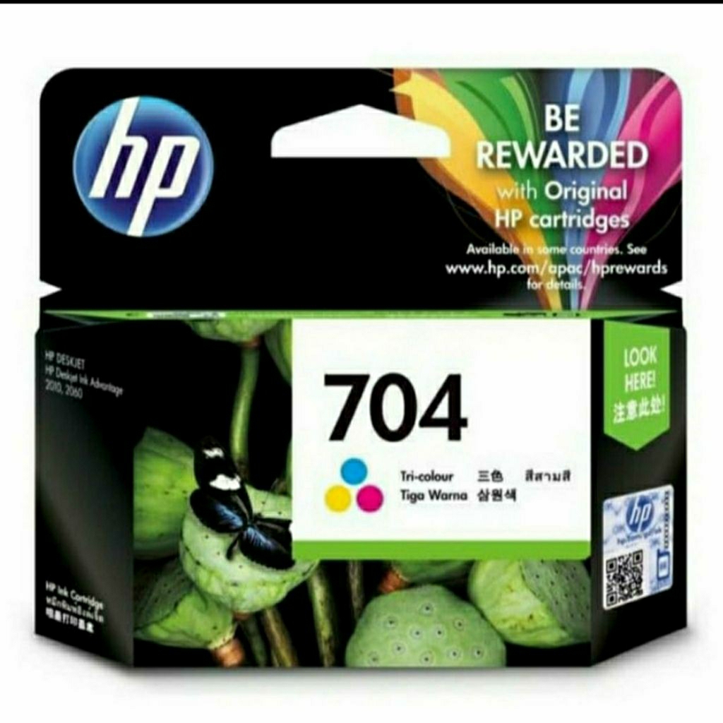 Tinta cartridge hp 704 calour
