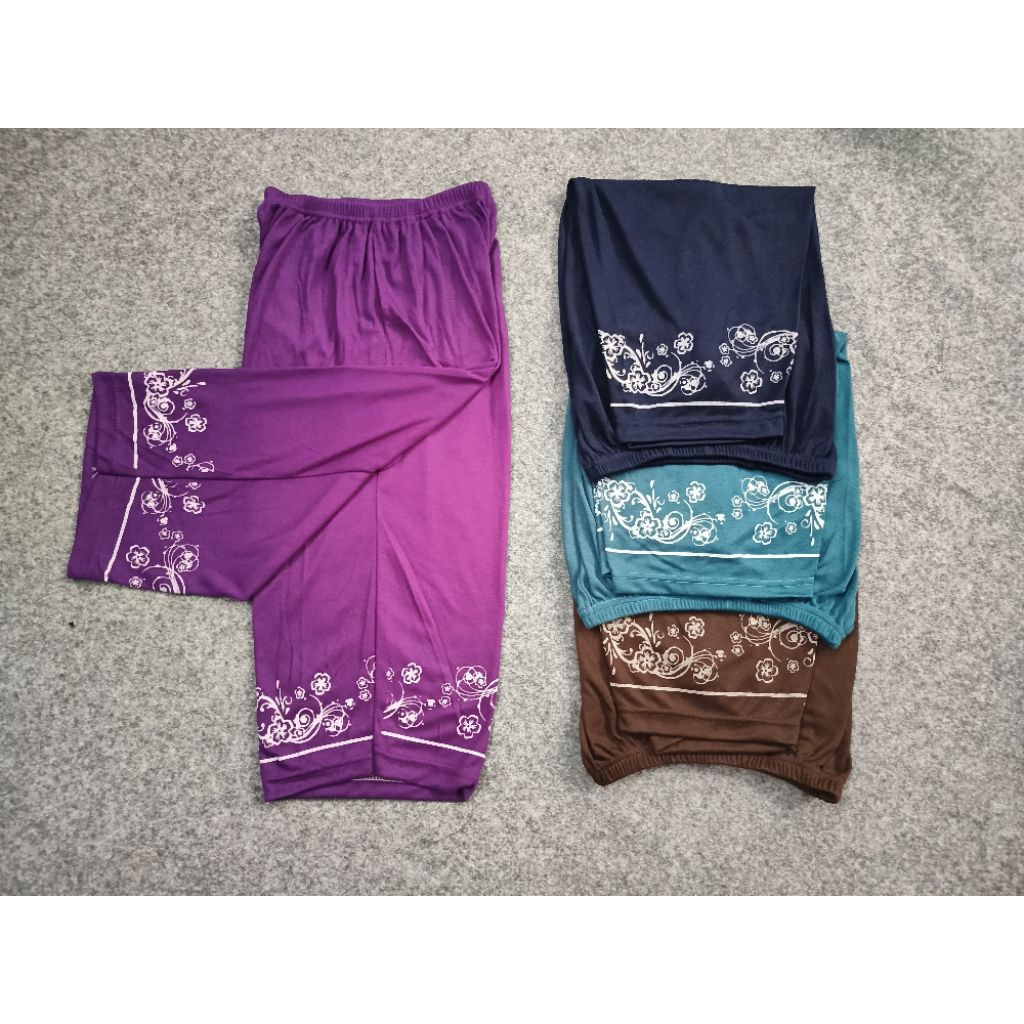(isi 5pcs) Harga grosir - celana santai wanita dibawah lutut - celana tidur dewasa - kolor 7/8 cewe