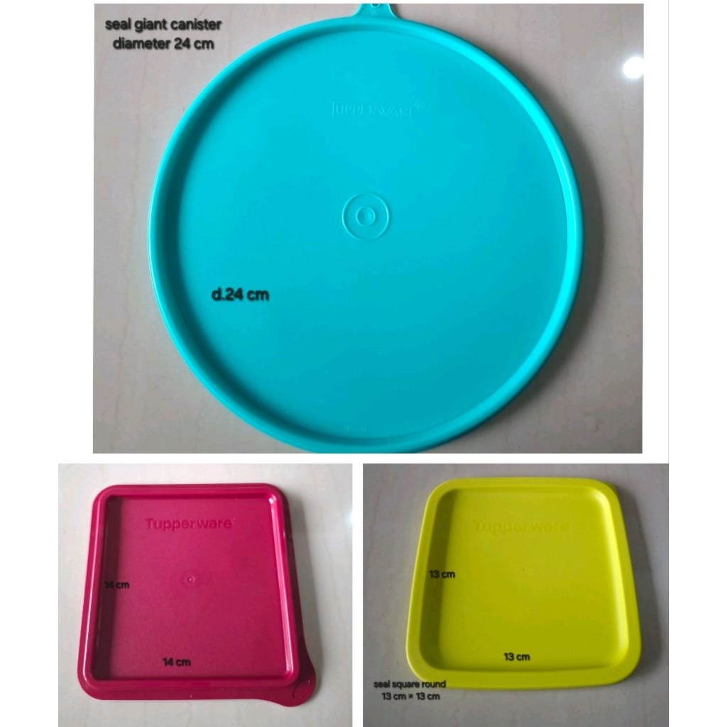 Seal/Tutup/sparepart Giant Canister Sweet Saver Square Round Deco Maxi SuperDeco Snack Stor Tupperwa