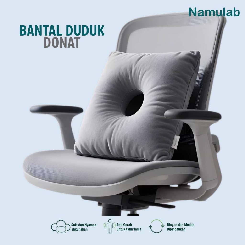 Namulab - Bantal Alas Duduk Donat Kesehatan Tulang Ekor