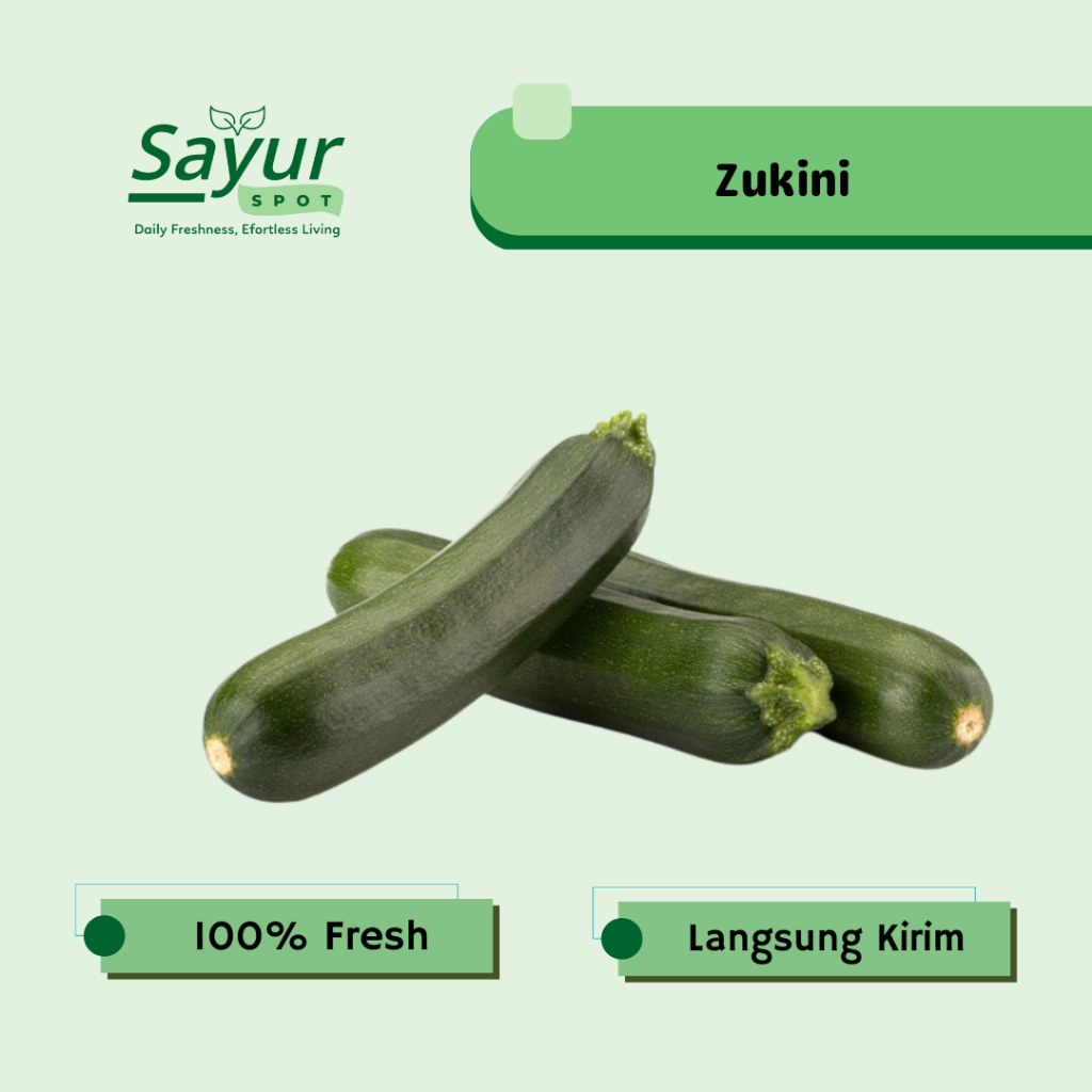 Zukini Segar / Zucchini / Sayur Bekasi | Sayur Spot Bekasi
