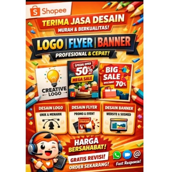 Jasa Design Logo/Flyer/Banner