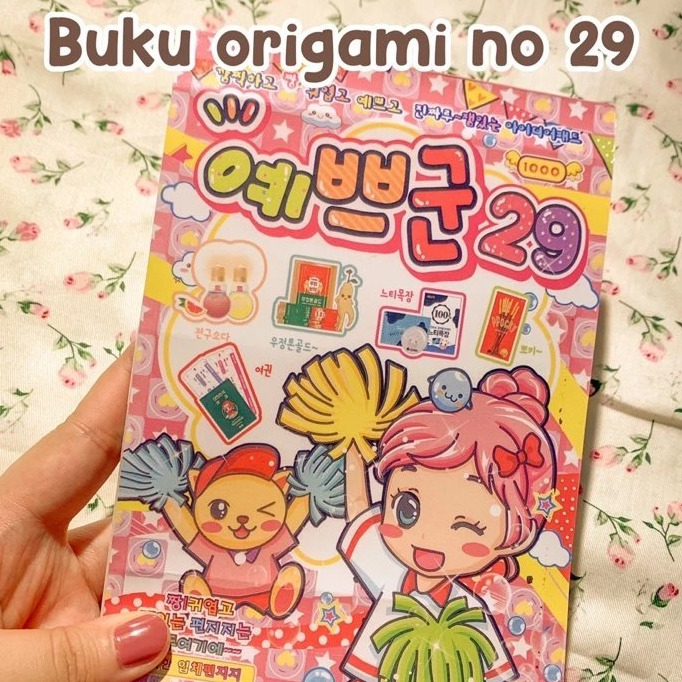 READY BUKU ORIGAMI SNACK KOREA VIRAL POCKY buku papercraft japan korean jepang mainan anak kecil gun