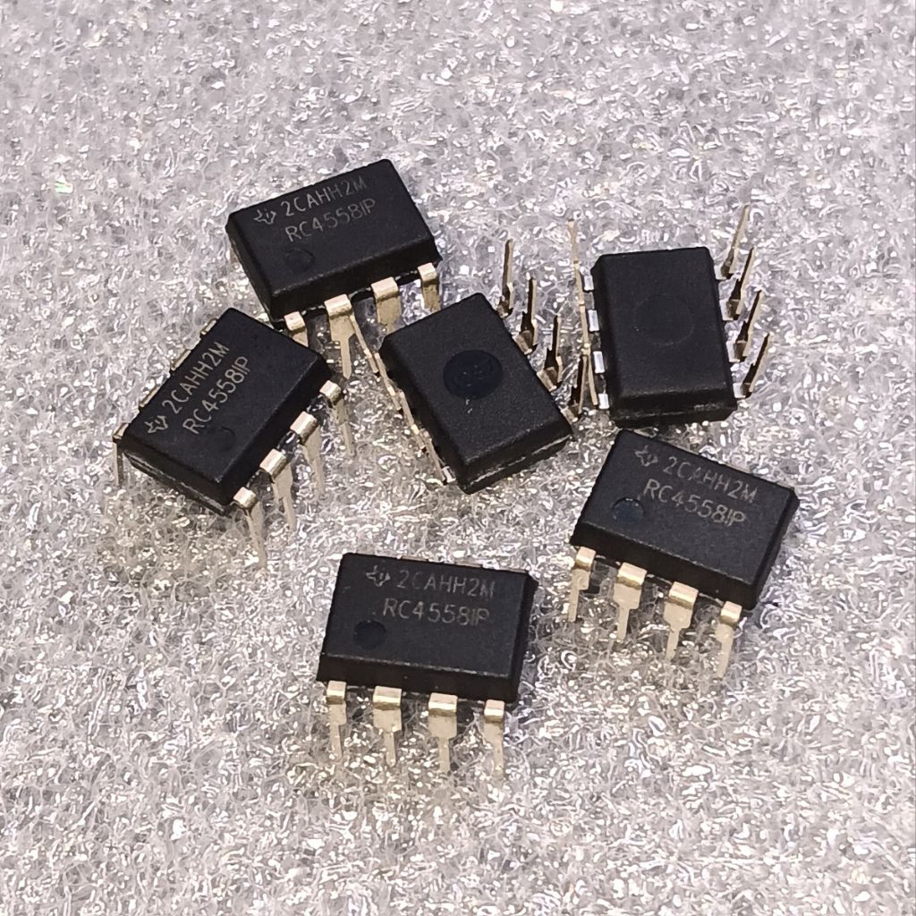 IC RC4558P | RC4558IP Dual Op-Amp Original Texas Instrument
