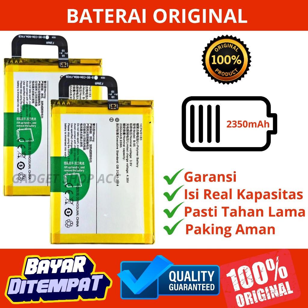 BATERAI VIVO Y51 2015 / BATERAI VIVO Y51A 4G / BATERAI VIVO Y51L 4G / BATERAI VIVO B-95