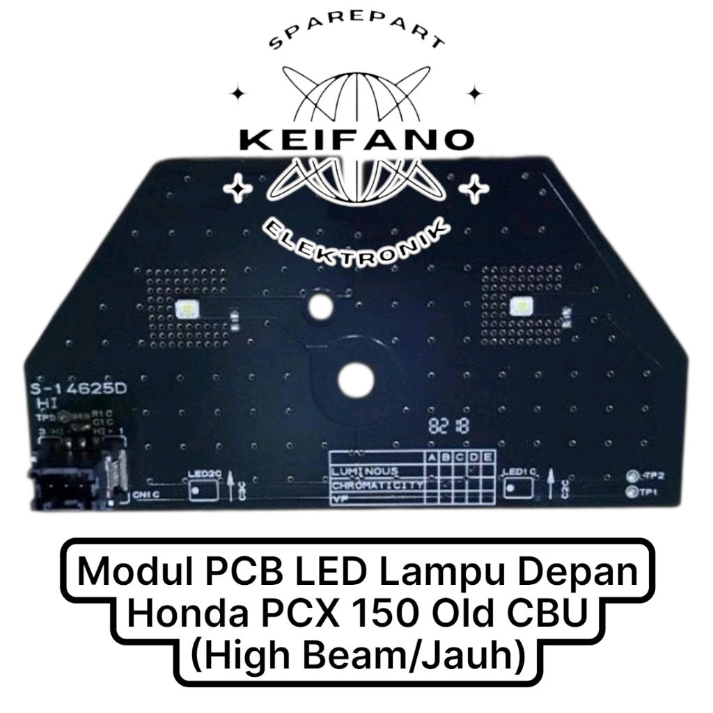 PCB Modul LED Lampu Depan Honda PCX 150 Old CBU (High Beam/Jauh)
