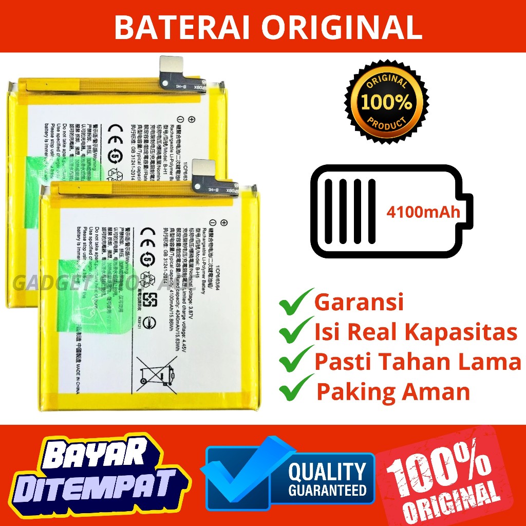 BATERAI VIVO V17 PRO 2019 / BATERAI VIVO B-H1