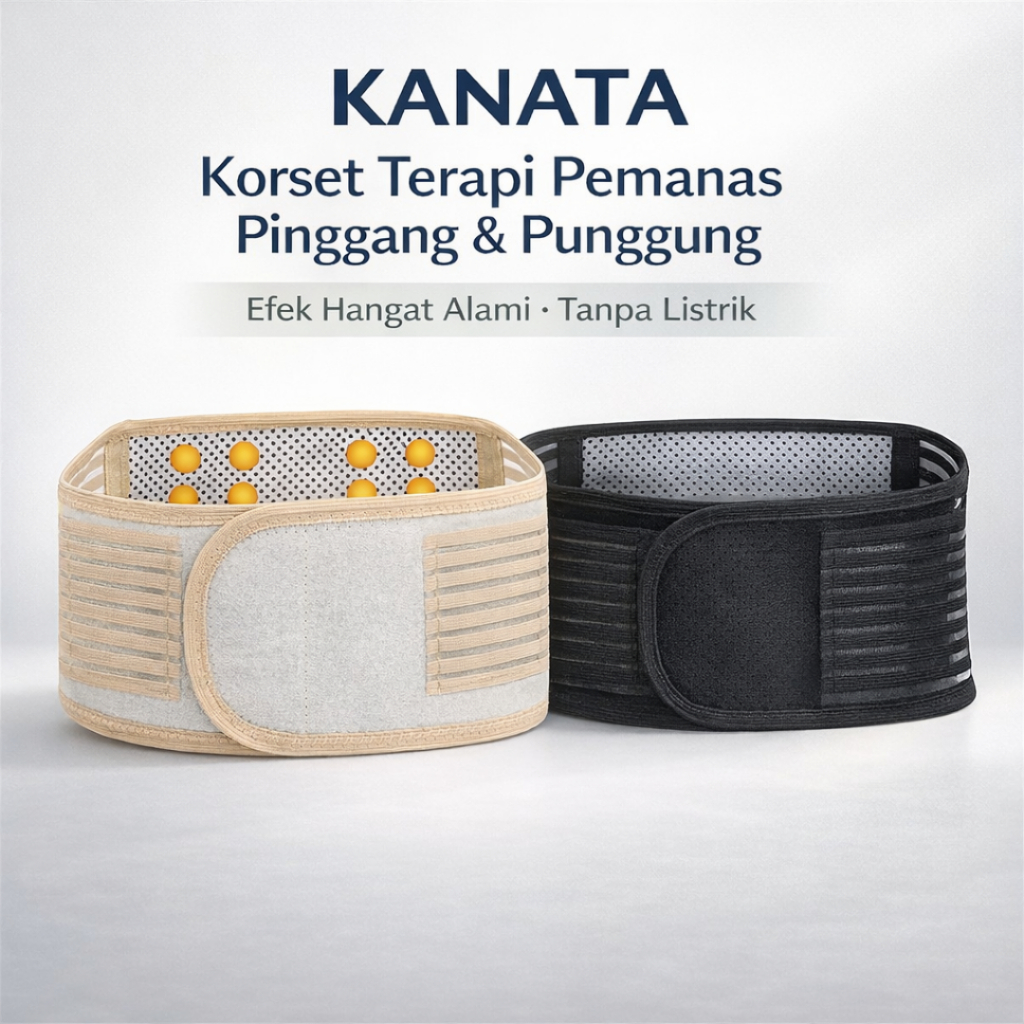 Alat Terapi Korset magnetik Pinggang Sabuk Terapi Saraf Kejepit Pinggang Tourmaline Original Sabuk T