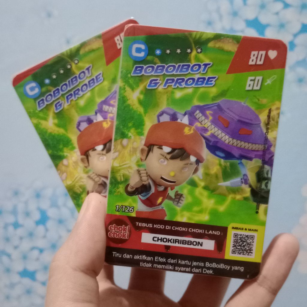 BOBOIBOY CARD X CHOKI CHOKI