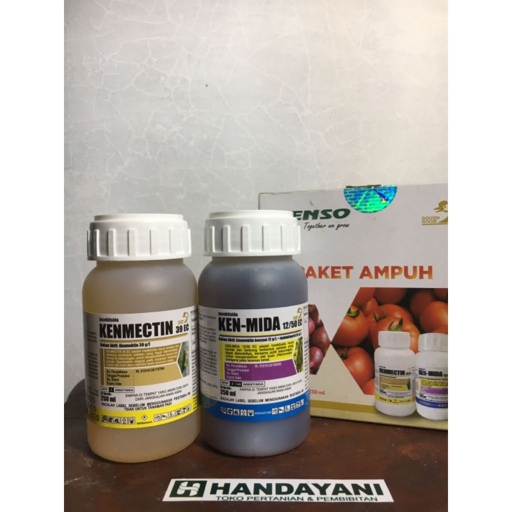 INSEKTISIDA PAKET AMPUH BAHAN AKTIF ABAMECTIN, IMIDAKLOPRID, EMAMECTIN BENZOAT
