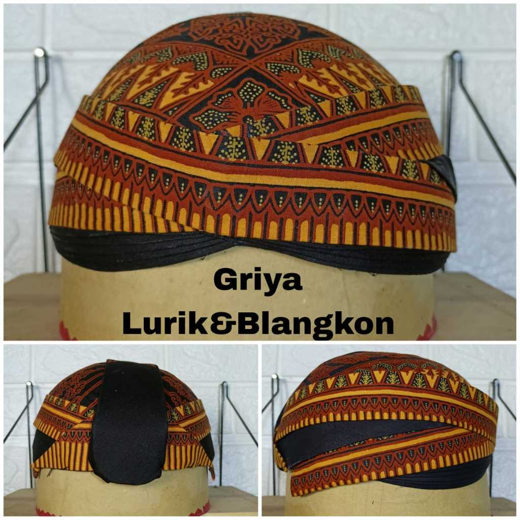 Blangkon Solo Batik / Blangkon Adat Jawa