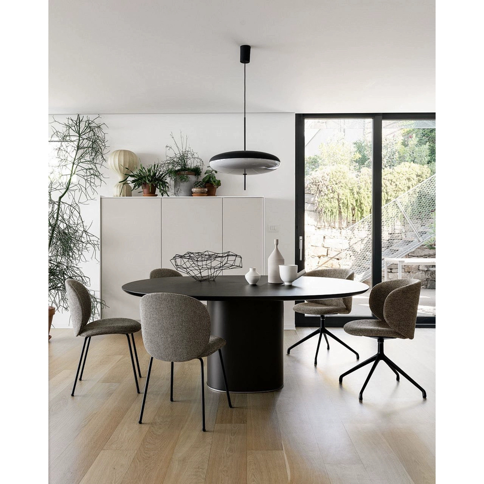 Lampu Gantung Meja Bar Bentuk Piring Terbang Astep Art dari Denmark - Desainer Nordik, pencahayaan m