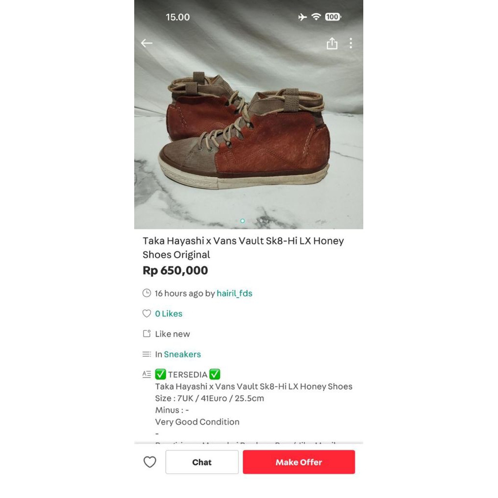 pesanan alinafiah sepatu takahayashi