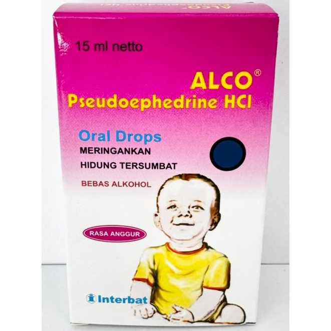 ALCO DROP 15 ML UNTUK MERINGANKAN PILEK BAYI