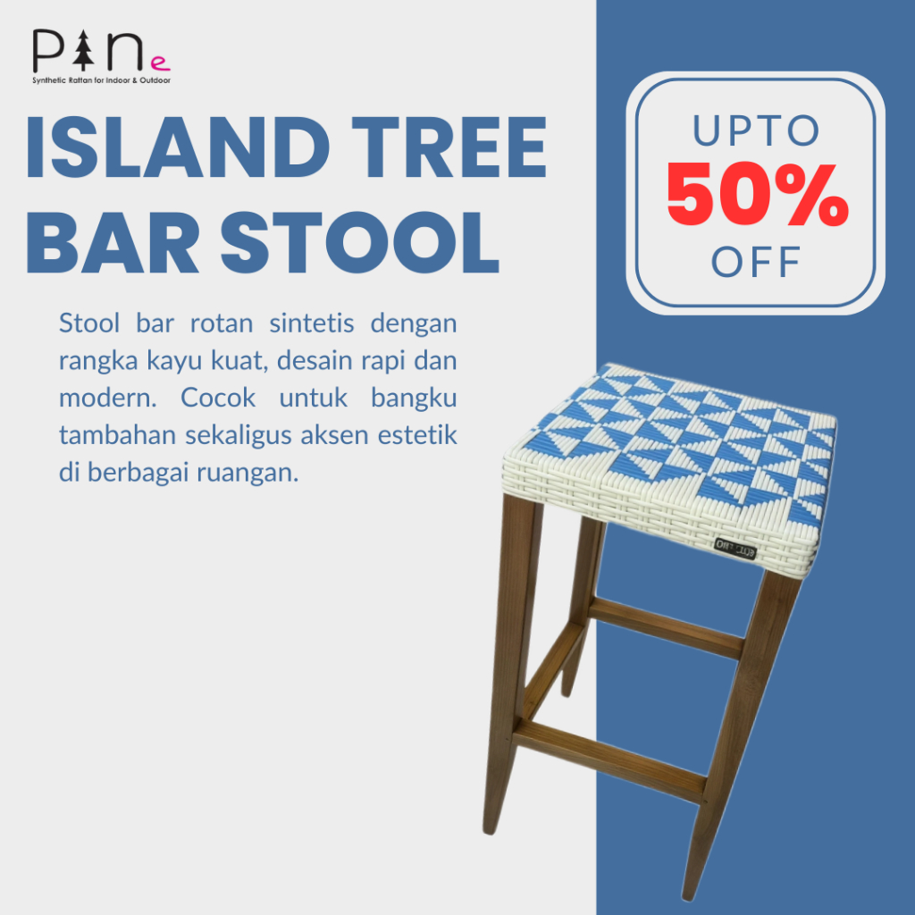 FLASH SALE STOOL BAR ROTAN SINTETIS I KURSI BAR ROTAN SINTETIS I KURSI BAR TINGGI