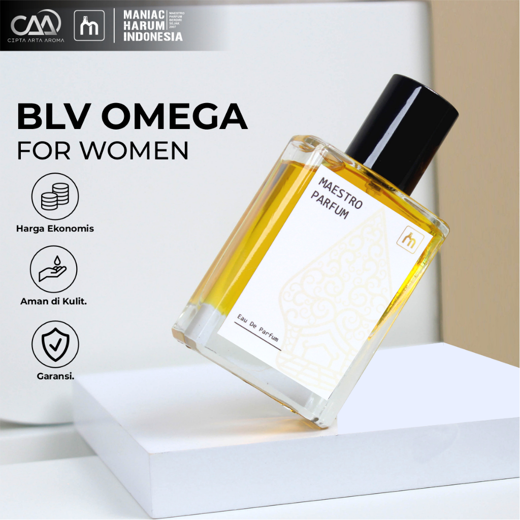 Parfum Wanita BLV Omega Parfume Cewek Tahan Lama 24 jam Maestro Parfum