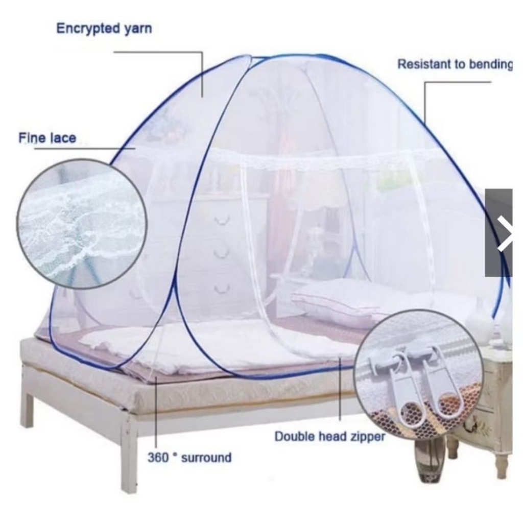 Kelambu Kasur model Tenda / Kelambu Anti Nyamuk