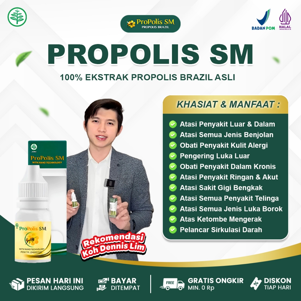 ProPolis Asli - Obat Bisul, Bisul di pantat, Bisul Bernanah, Bisul Berdarah, Pengempes Bisul, Bisul 