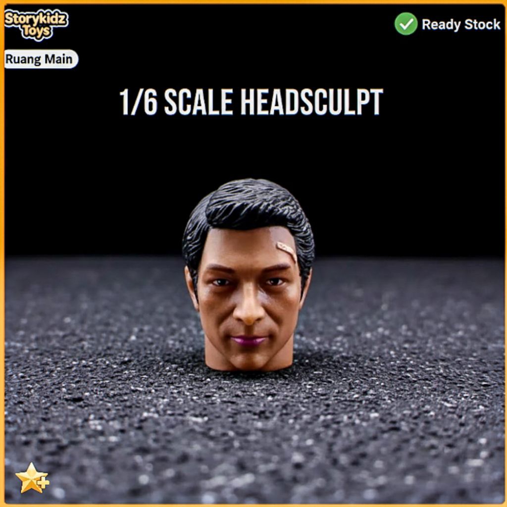 Headsculpt 1/6 Scale Andy Lau House of Flying Daggers Hot Toys Custom Kepala Action Figure