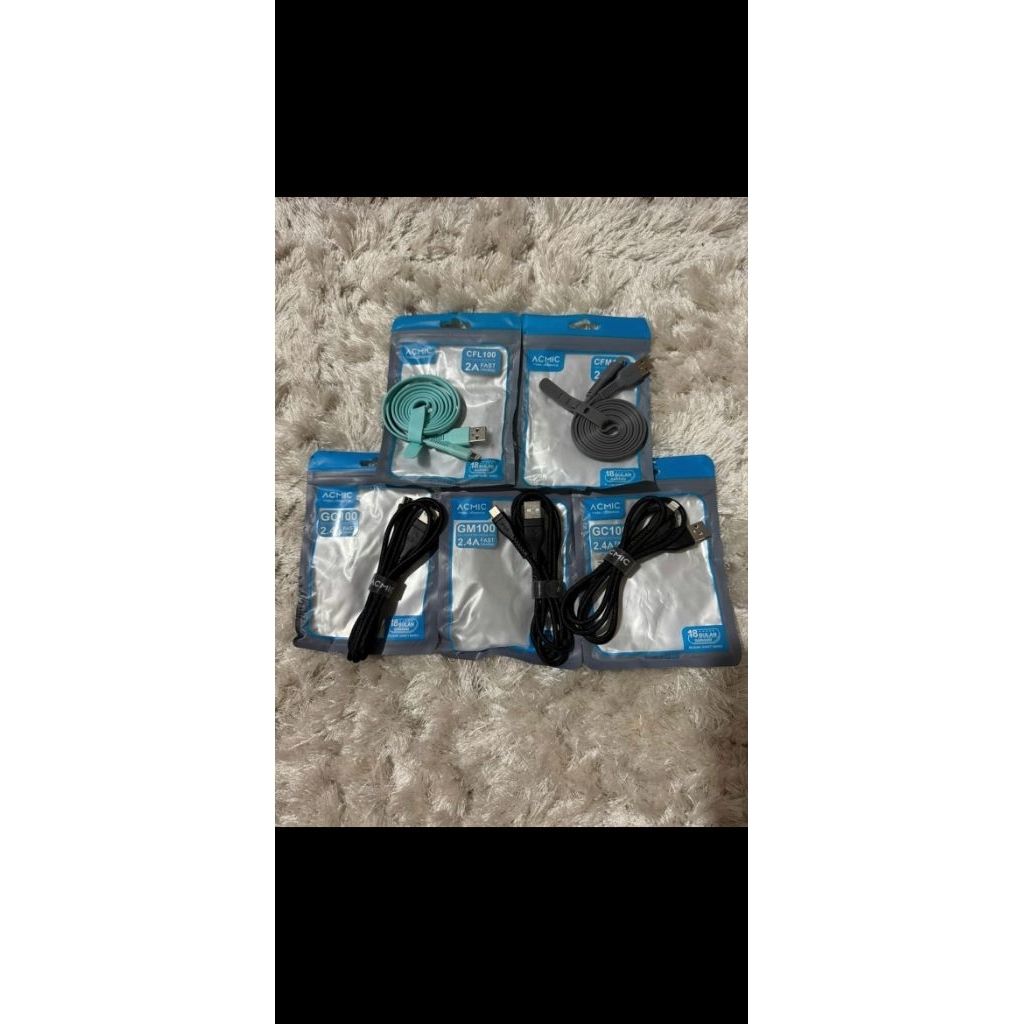 Acmic Charger cable type c micro usb Lightning