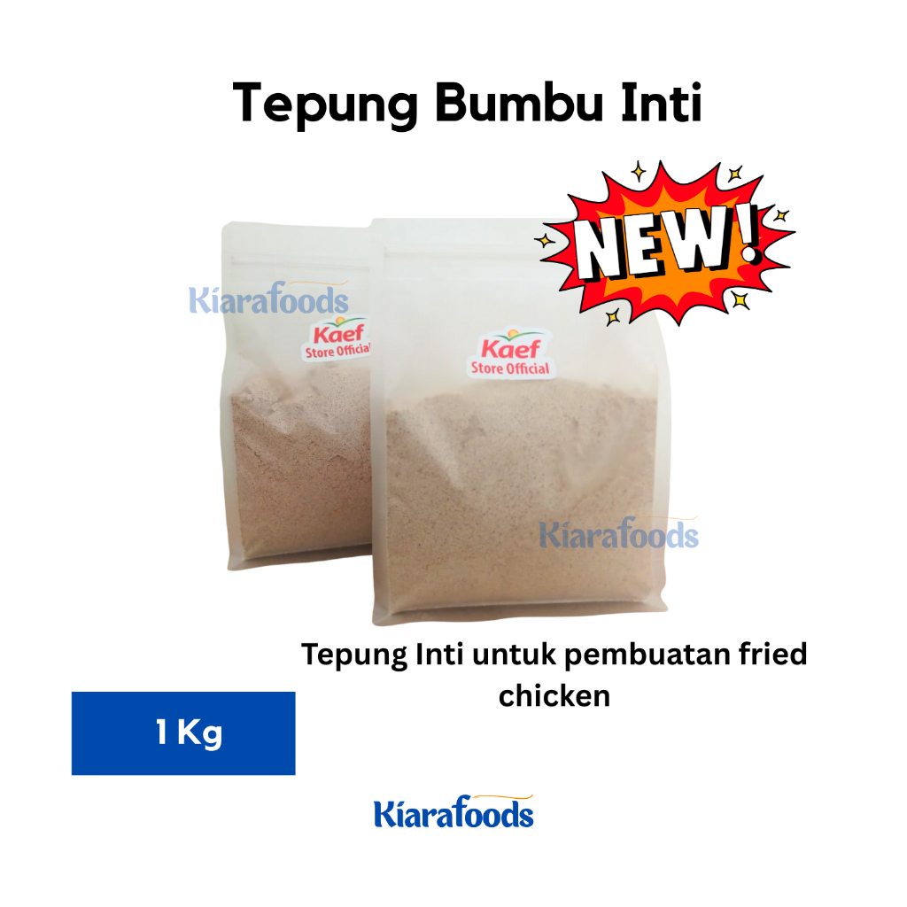 Tepung Bumbu Inti Kaef 1 Kg | Tepung Biang Premix 1 Kg | Tepung Premix Fried Chicken 1kg - Premix Be