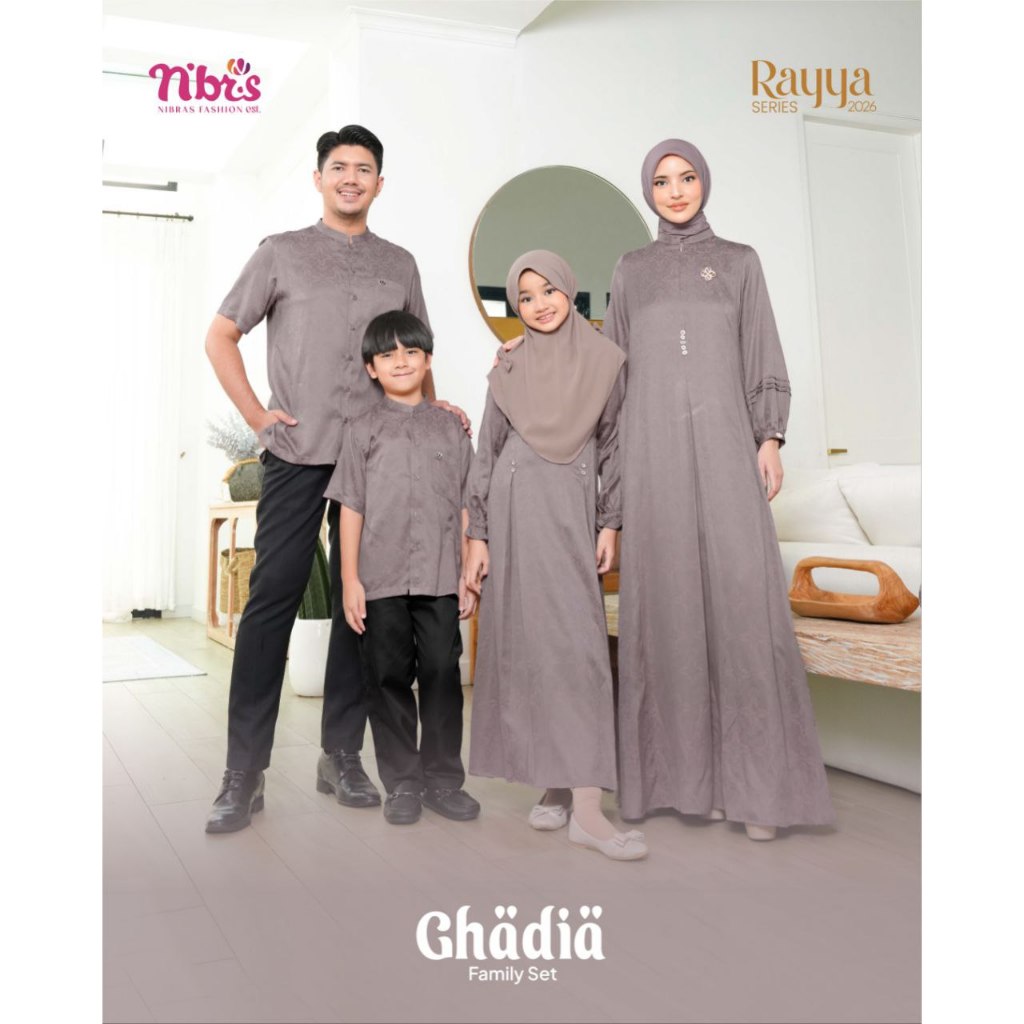 NIBRAS | RAYYA SERIES TERBARU 2026 RAYYA GHADIA CINNAMON BY NIBRAS