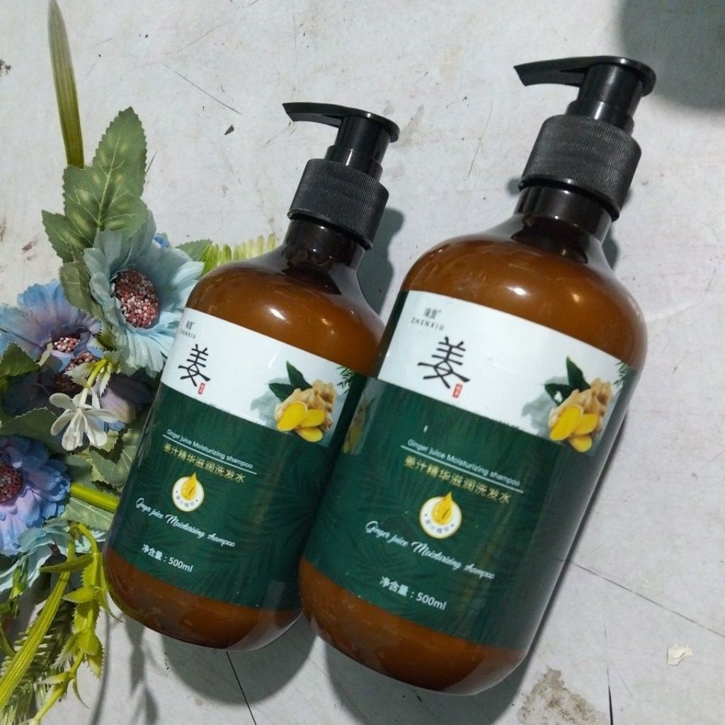 Zhenxiu || ginger juice moisturizing shampoo 500ml