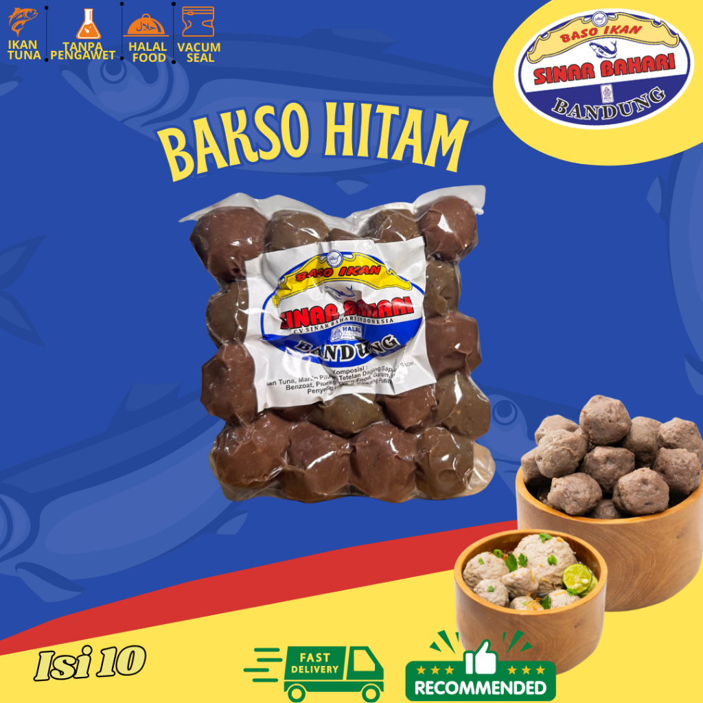 BASO IKAN HITAM ISI 10 pcs BASO IKAN SINAR BAHARI
