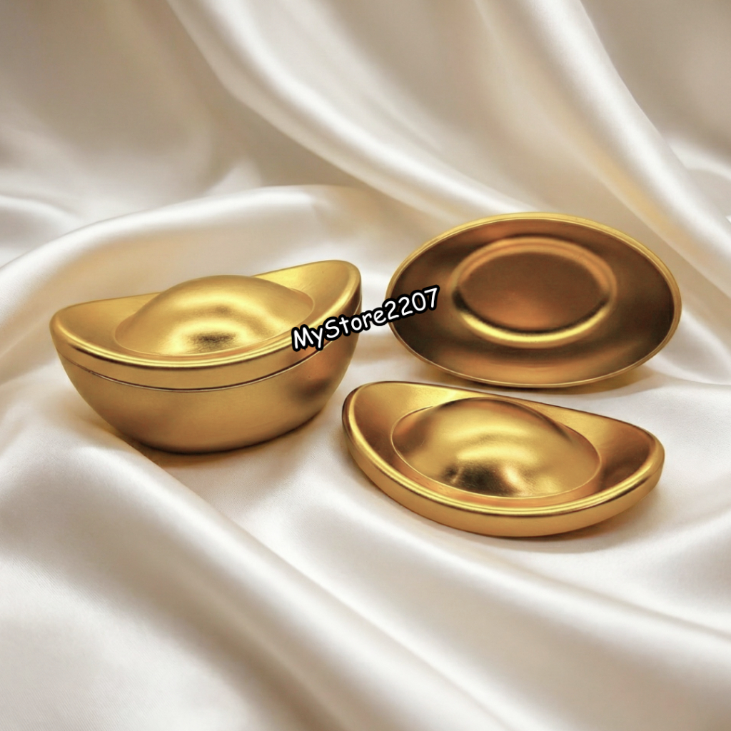 Hiasan Yen Pao Emas Imlek / Yen Pao Sin Cia / Yen Pao untuk isi cokelat dan permen Imlek