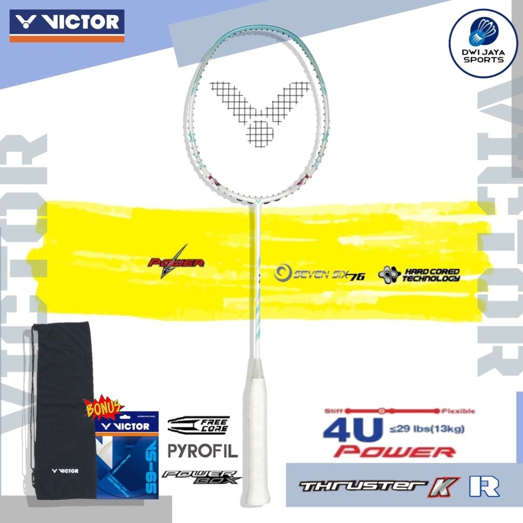 Raket Badminton Victor Thruster K R | TK R | Thruster R | raket victor thruster k r