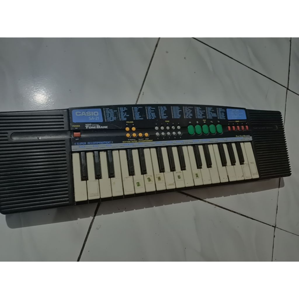 Piano/keyboard CASIO SA-21