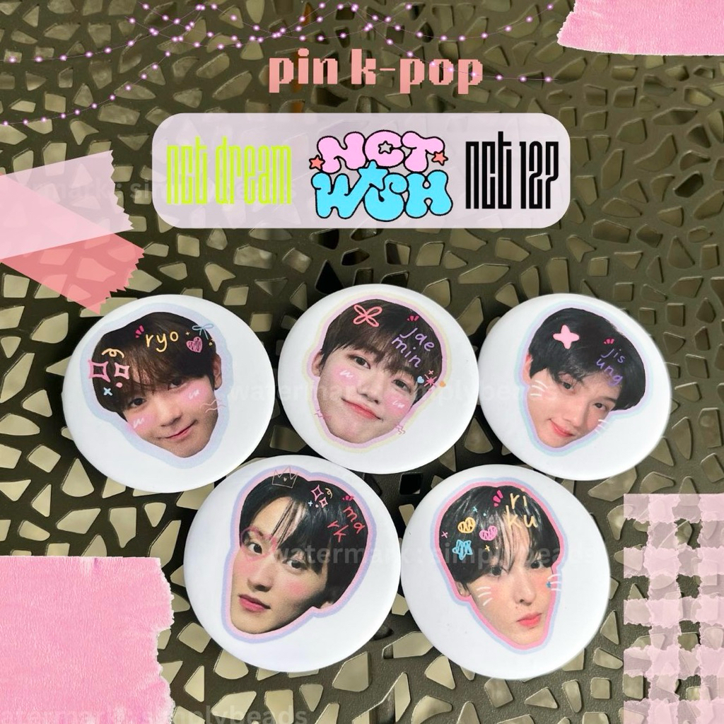 mini pin button nct | pin button nct dream nct 127 nct wish | pin bros kpop | pin bros nct | pin pen
