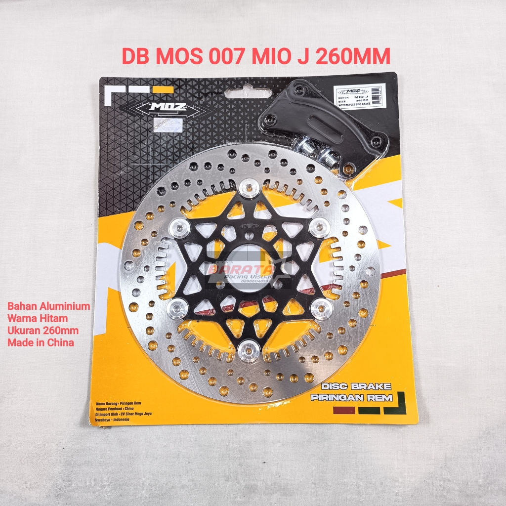 DISC BRAKE MOS 007 MOTOR MIO J 260MM WARNA HITAM