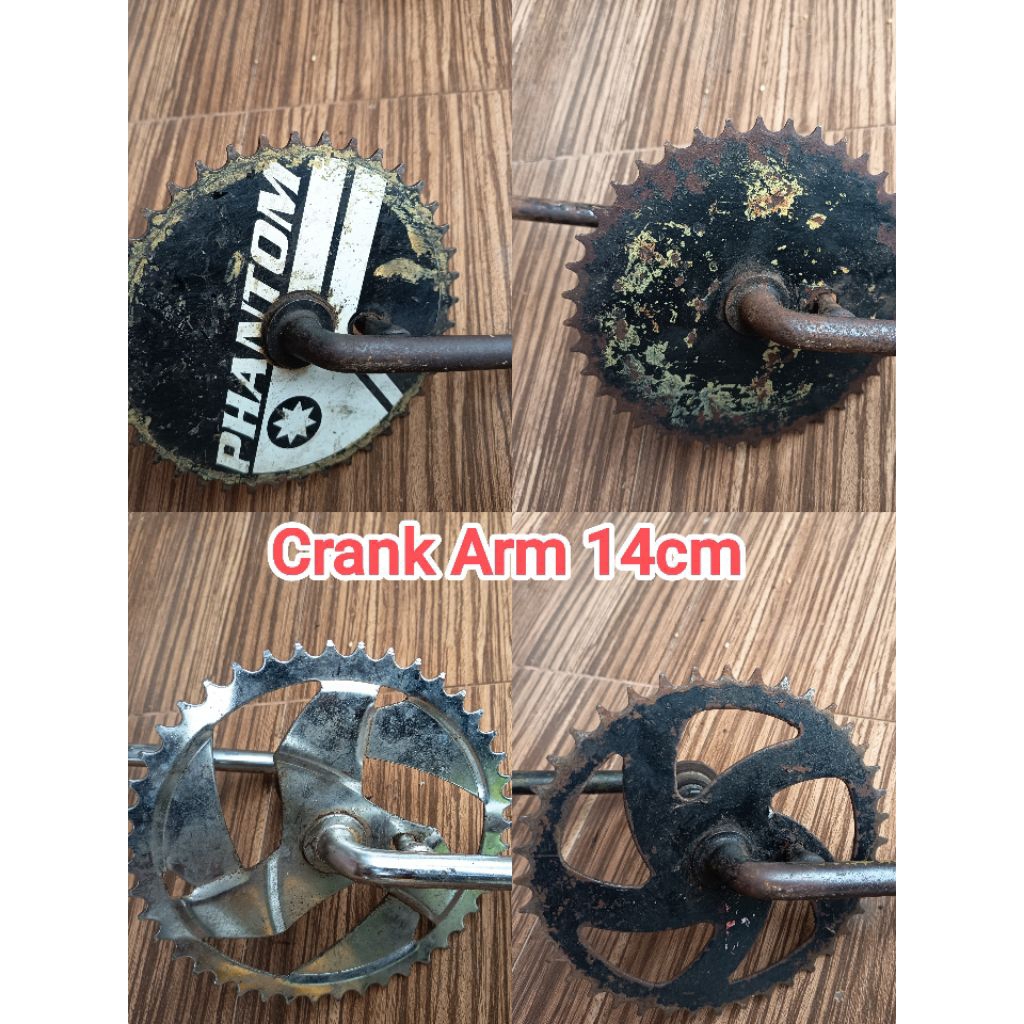 Crank BMX Roda 20 Arm 14 Cm