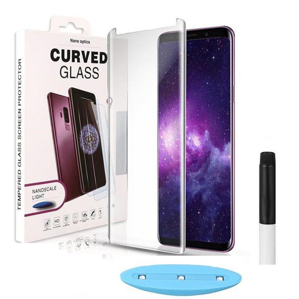 Tempered glass curve UV full glue samsung s7 EDGE  Premium TG