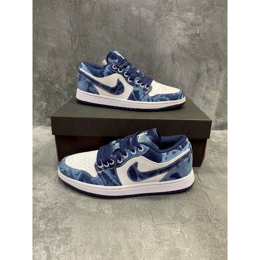 sepatu pria jordan denim