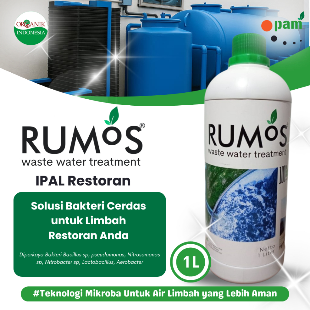 Bakteri Pengurai Lemak untuk Grease Trap, Penghilang Bau Got & Saluran Mampet, IPAL Restoran & Dapur