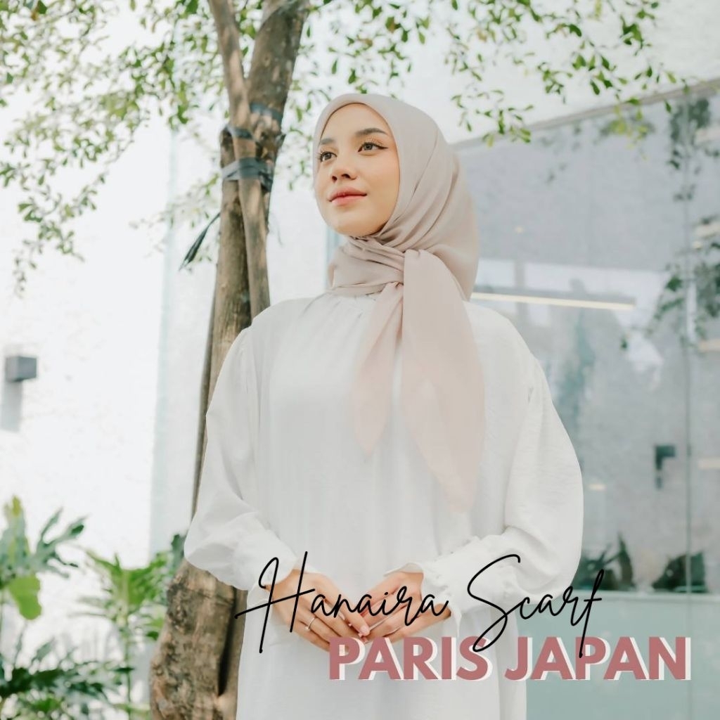 Jilbab Segi empat Paris Japan | Hanaira Scarf