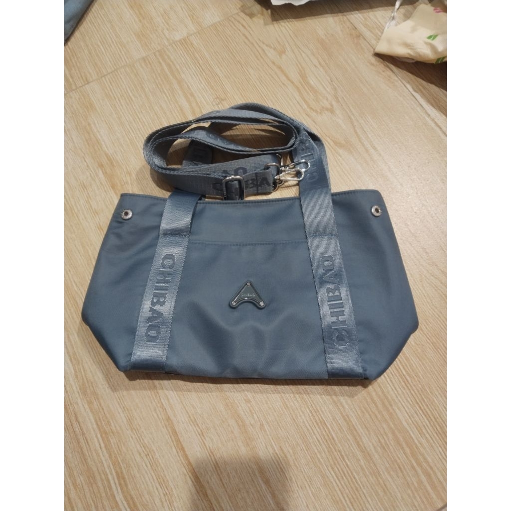 Tas Chibao/Tas Selempang/Tas Tangan/Tas Chibao Biru/Tas Bahu Wanita/Tas Kekinian (Preloved)