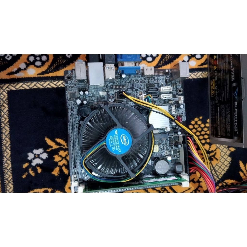 Paket Motherboard ECS H81 Intel Gen 4 Core i5 4570