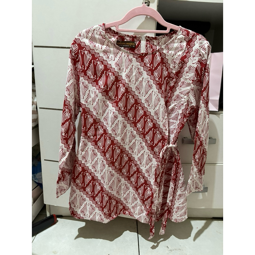 krisna batik baju batik krisna wahyu merah putih 17an agustus preloved