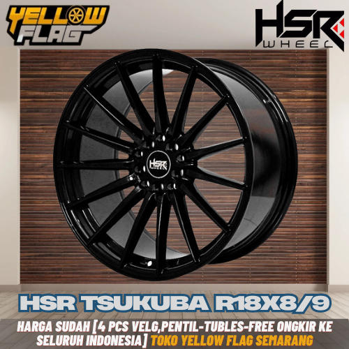Velg Mobil Xpander Cross Innova Zenix Ring 18 Lebar 8/9 Et40/35 Hsr Wheel Tsukuba Velg Mobil R18