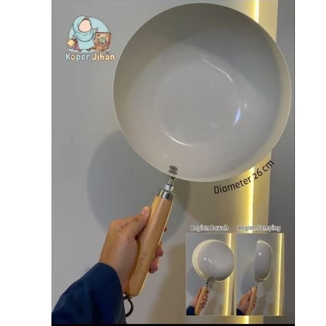 wajan batu medis keramic 28cm