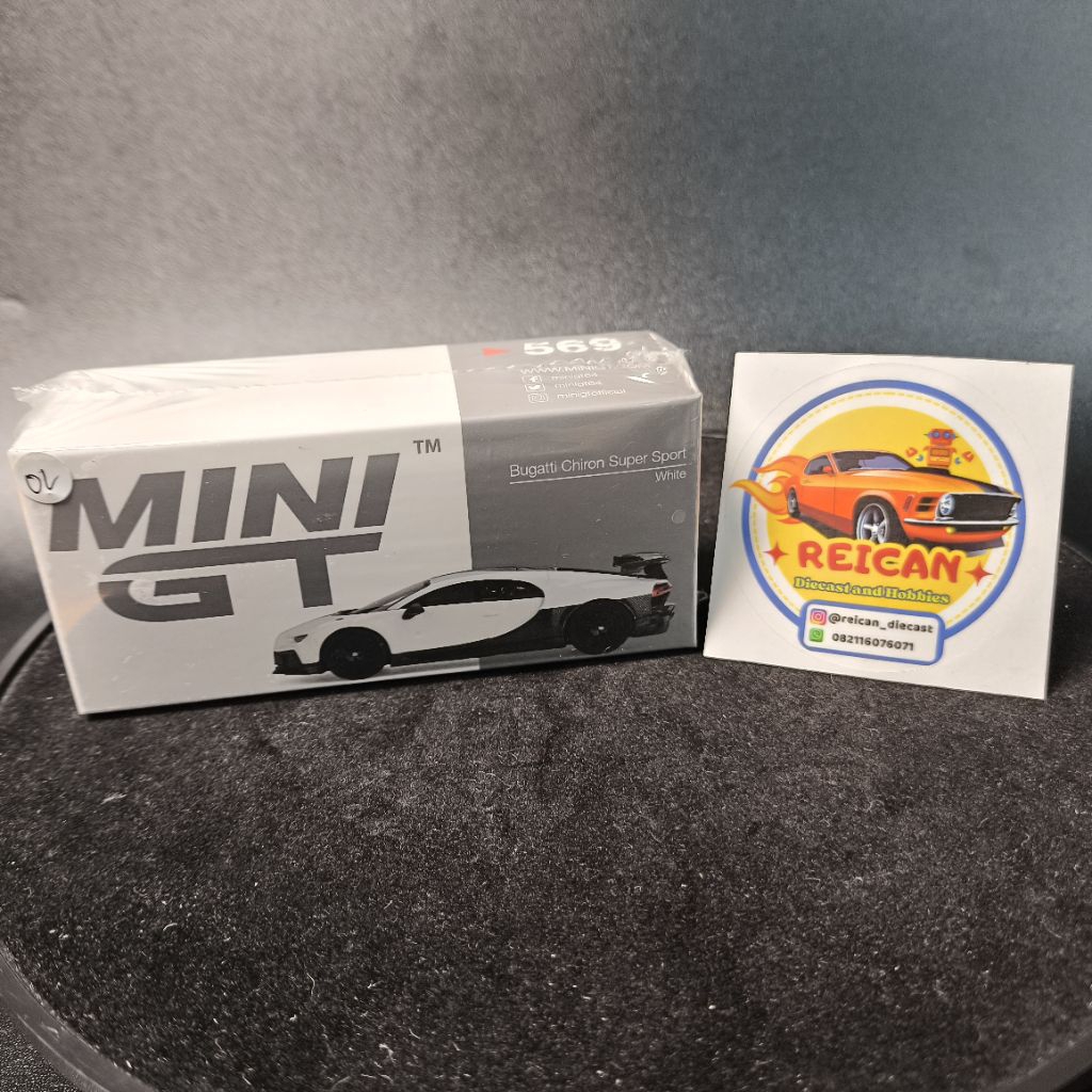 MINI GT - BUGATTI CHIRON SUPER SPORT | WHITE | MINI SCALE