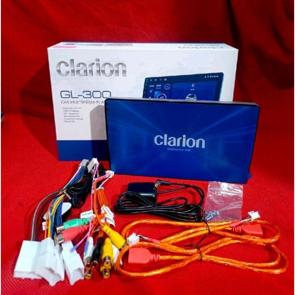 android clarion GL 300 ramm 4/64 9inch garansi resmi