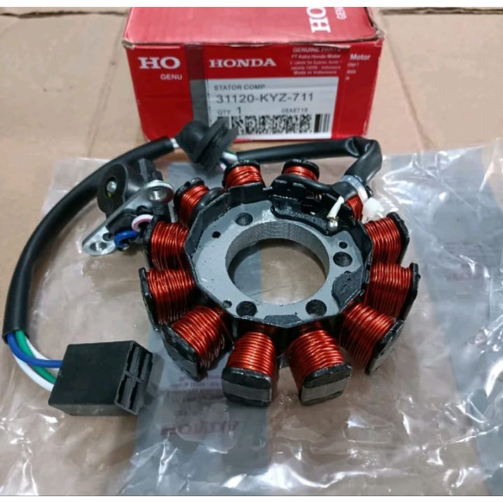 SPUL ASSY SET PULSER HONDA SUPRA X 125 HELMIN FI ASLI KYZ