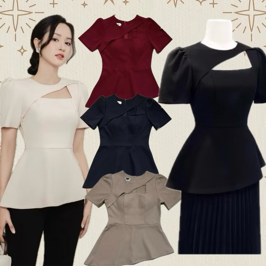 Vior top atasan blouse wanita premium Top big size all size Atasan Wanita Kekinian Korean Style Prem
